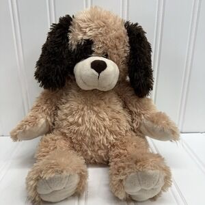 Dan Dee‎ Collector's Choice Plush Dog Brown Tan Puppy With Eye Patch 2009 15"